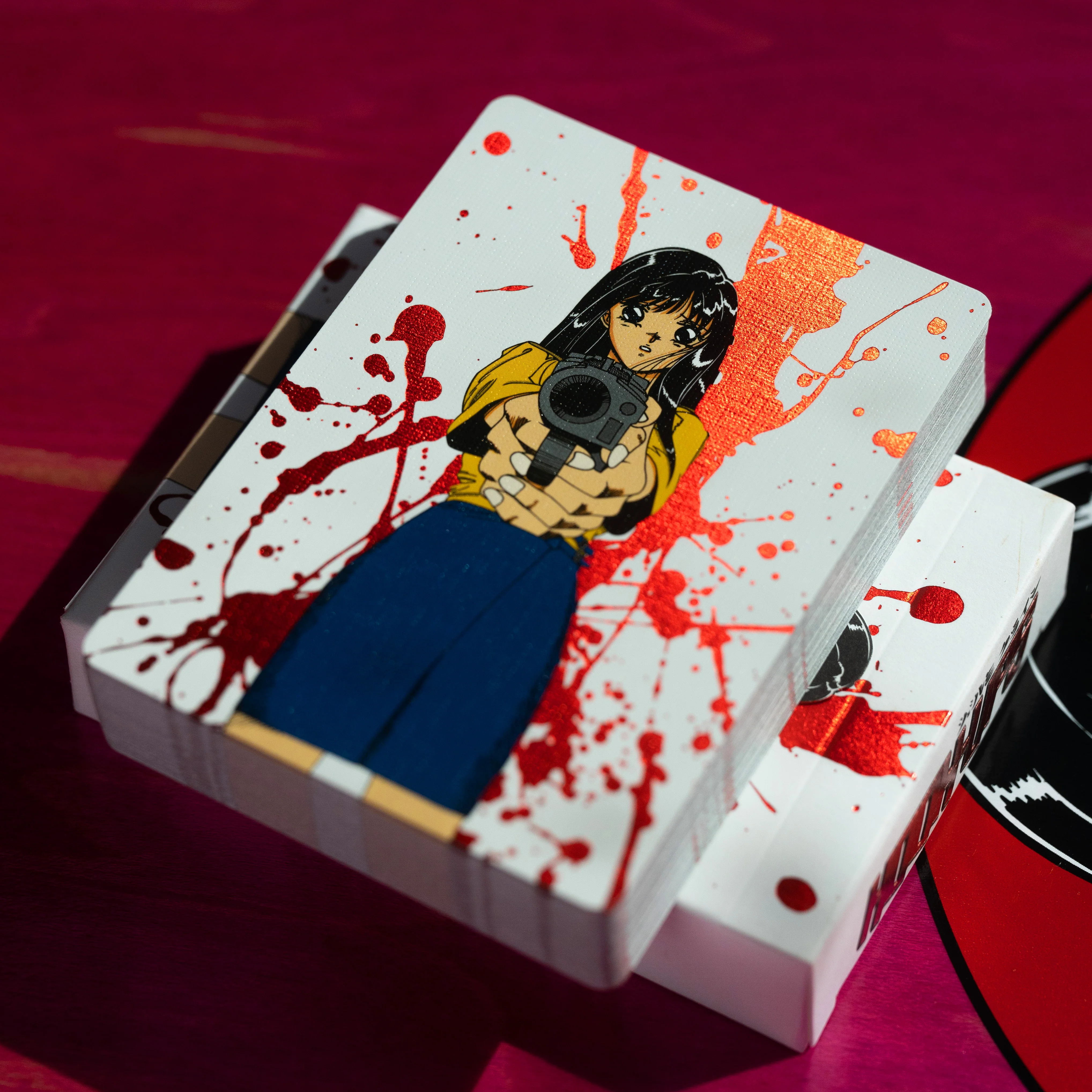 Barrel of a Gun LIMITED BLOOD SPLATTER FOIL DECK - Image 3