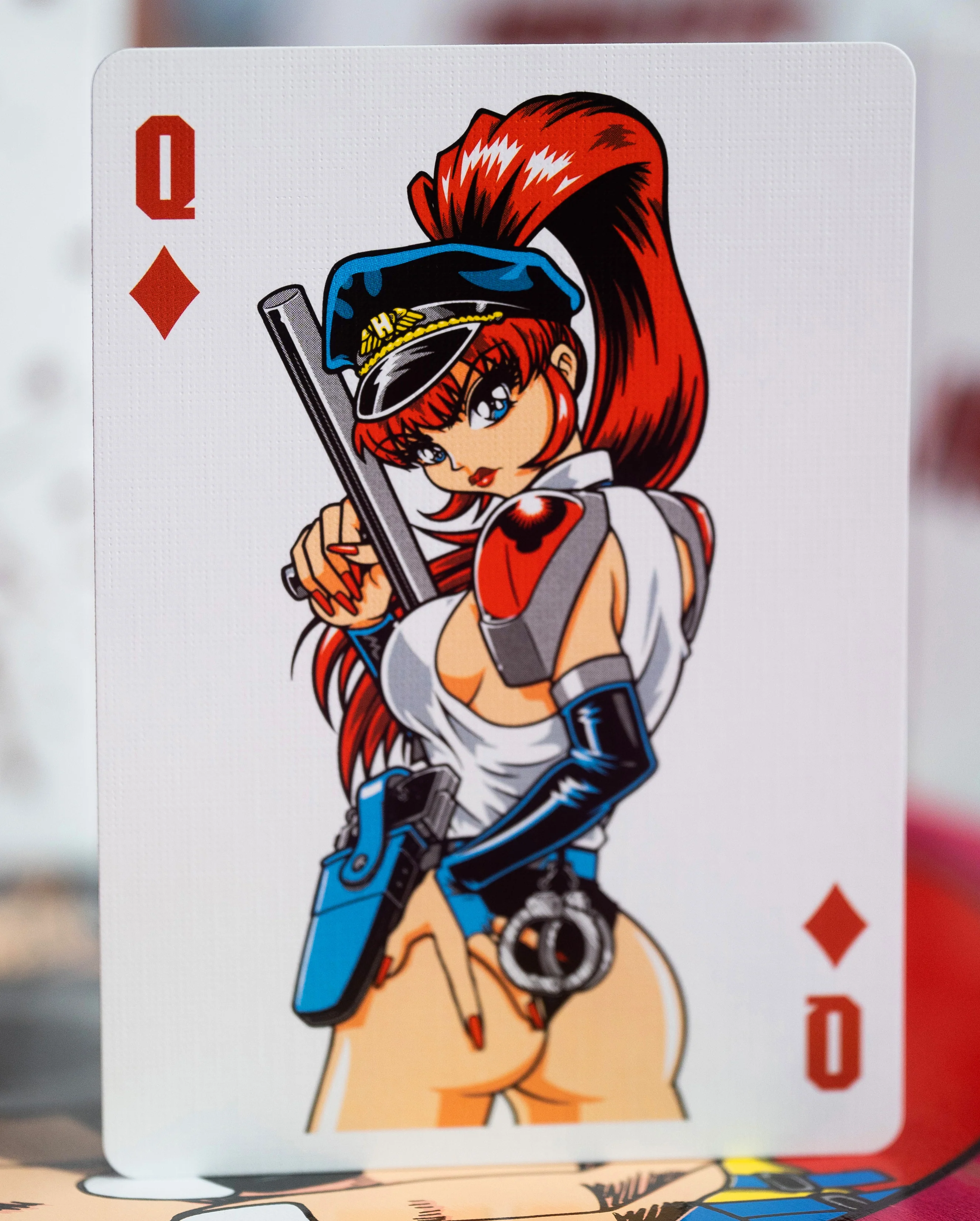 Barrel of a Gun Playing Cards GILDED LIMITED EDITION PINK PRISM - Image 10