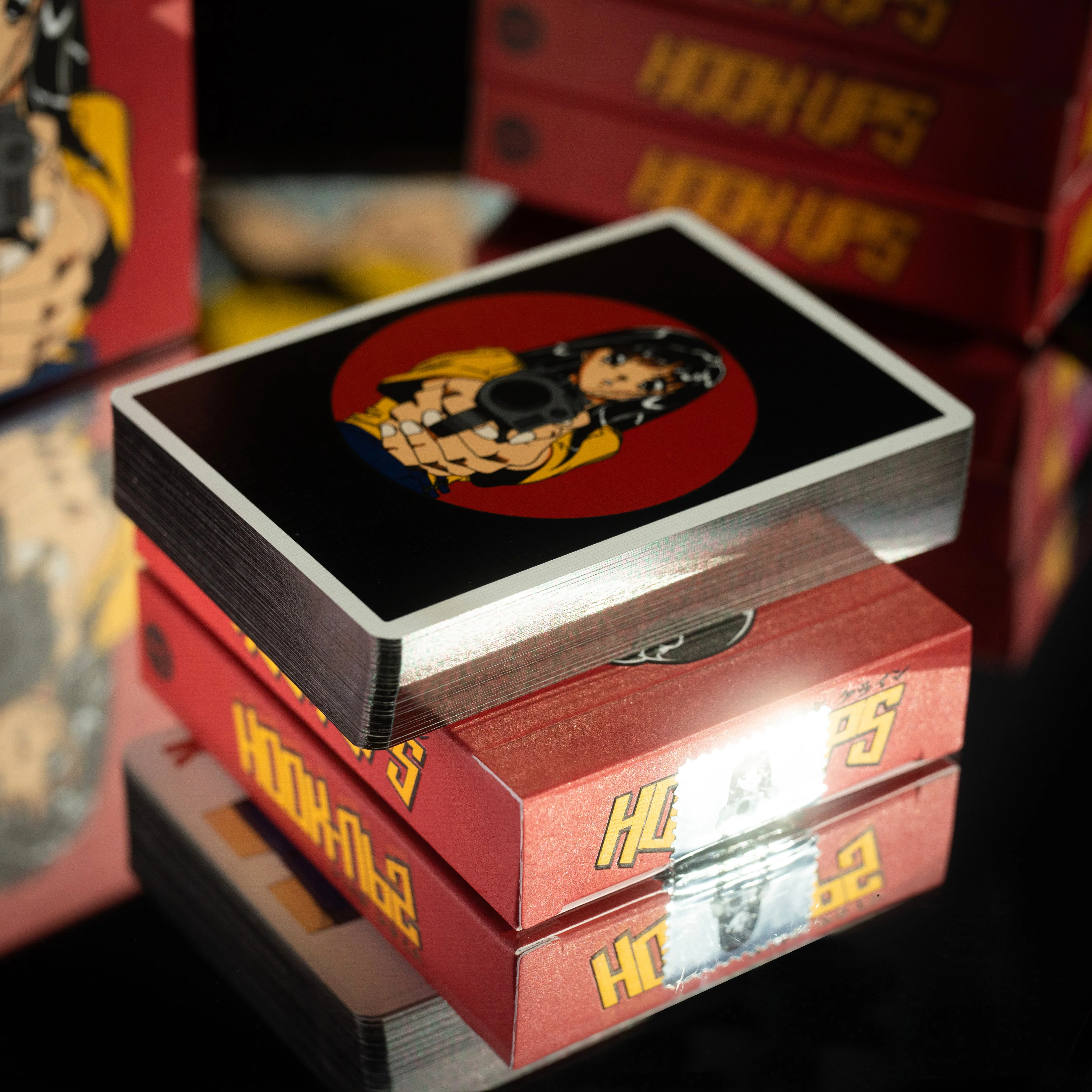 Barrel of a Gun Playing Cards GILDED LIMITED EDITION GUNMETAL GREY - Image 4