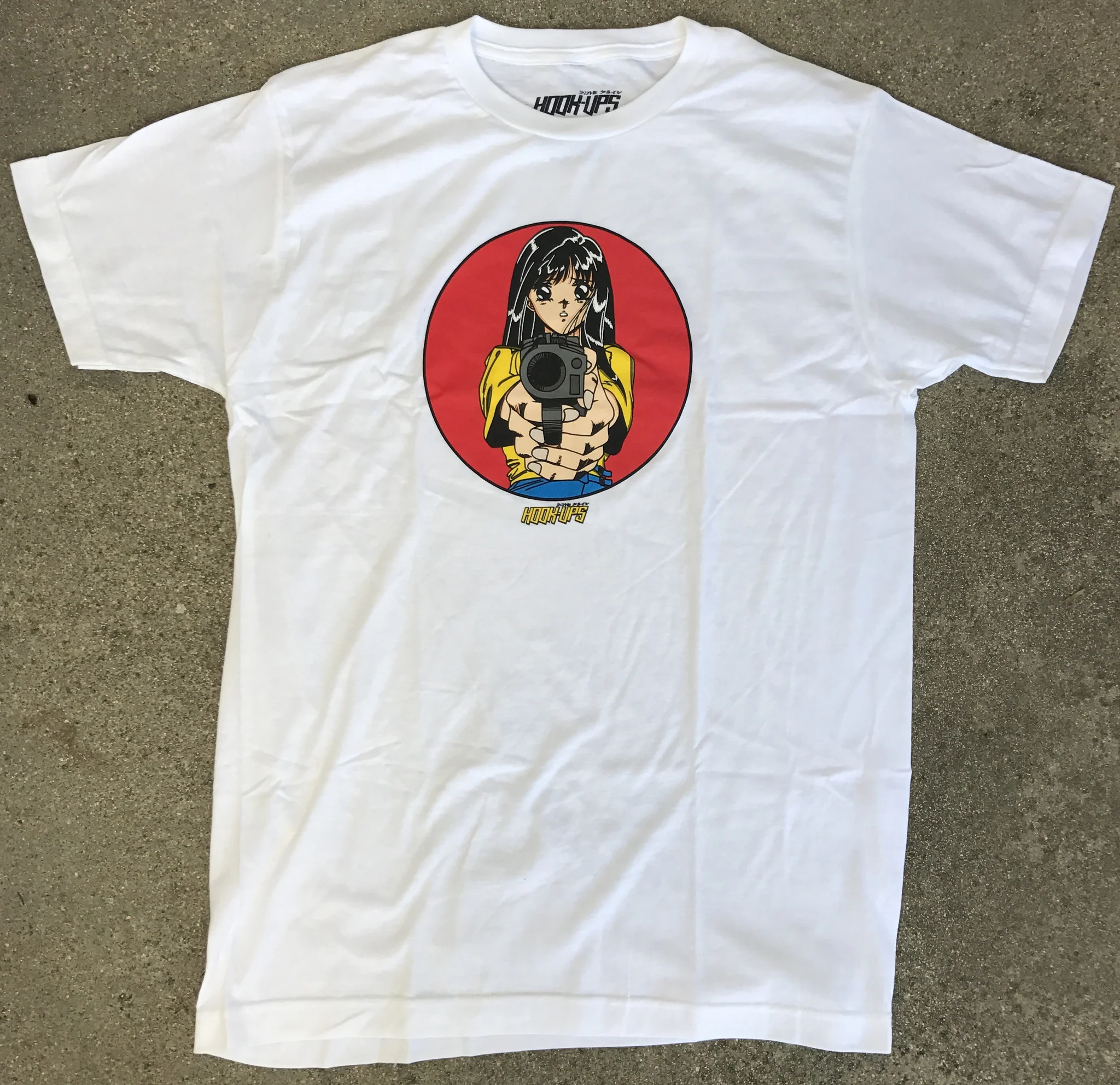 Barrel of a Gun T-shirt - WHITE - Image 3
