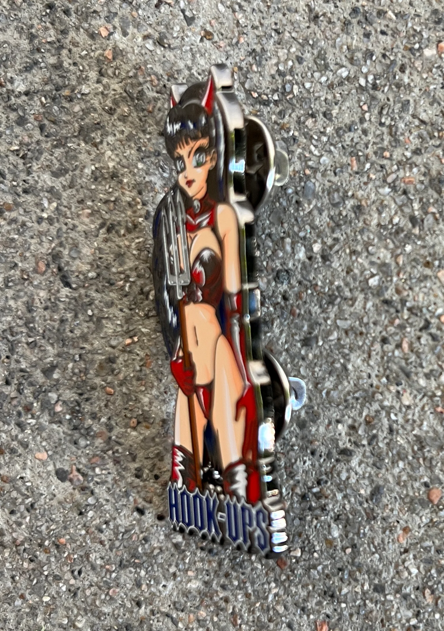 OG Devil Girl hard enamel pin - Image 5