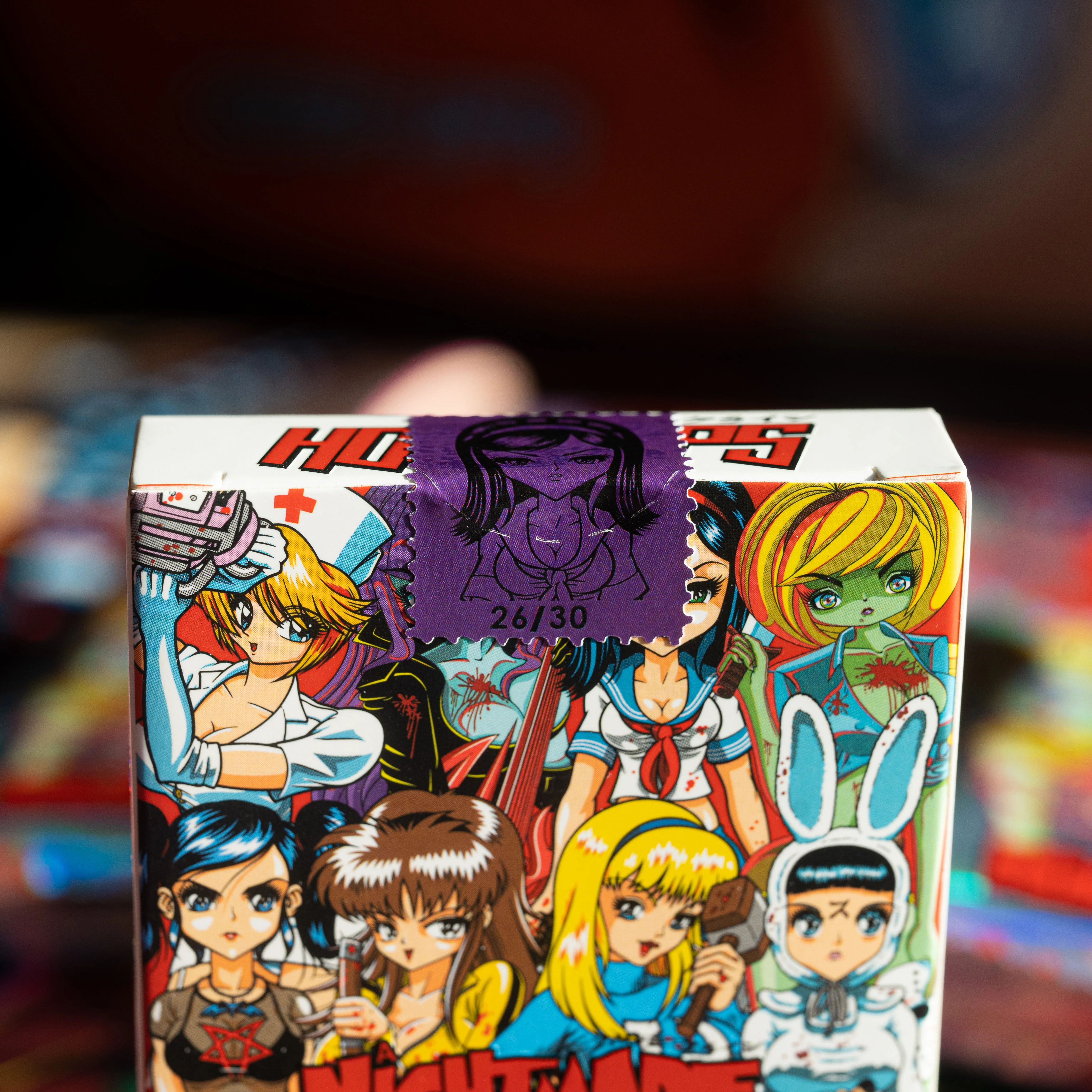 SIGNED WITH BLOOD SPLATTER TRICK OR TREAT PLAYING CARDS *BLIND PACKS* - Image 10