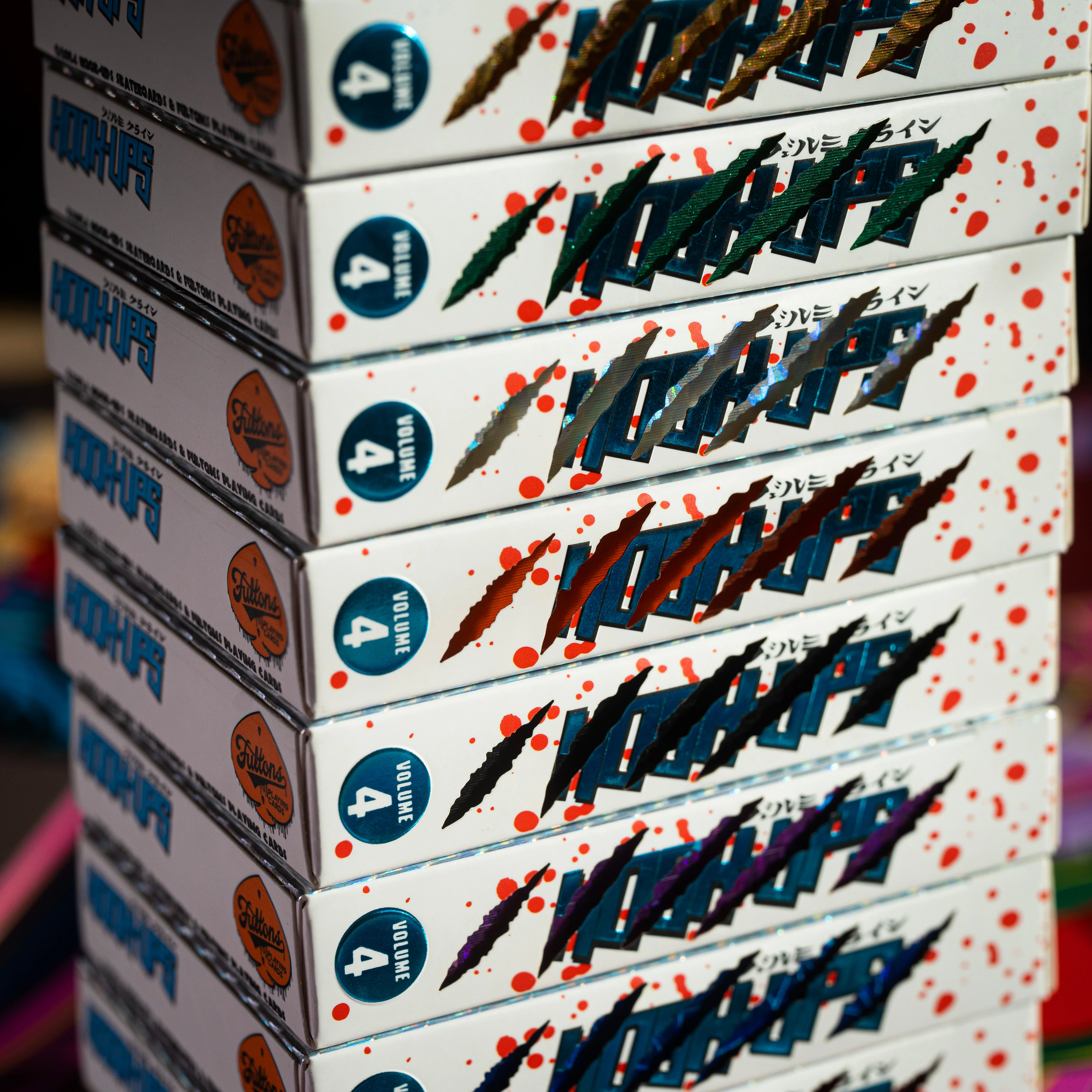 SIGNED WITH BLOOD SPLATTER TRICK OR TREAT PLAYING CARDS *BLIND PACKS* - Image 12