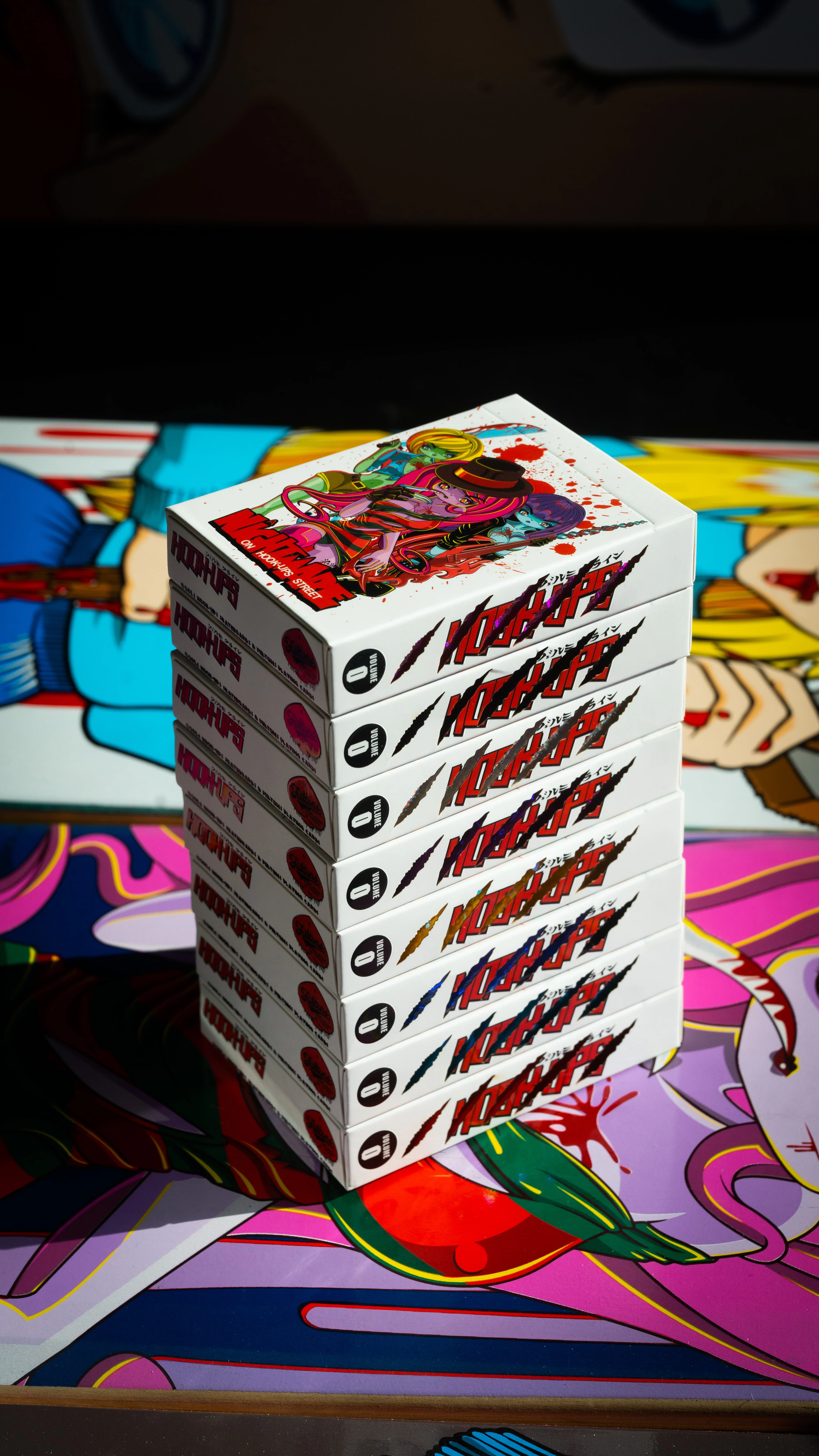 SIGNED WITH BLOOD SPLATTER TRICK OR TREAT PLAYING CARDS *BLIND PACKS* - Image 23