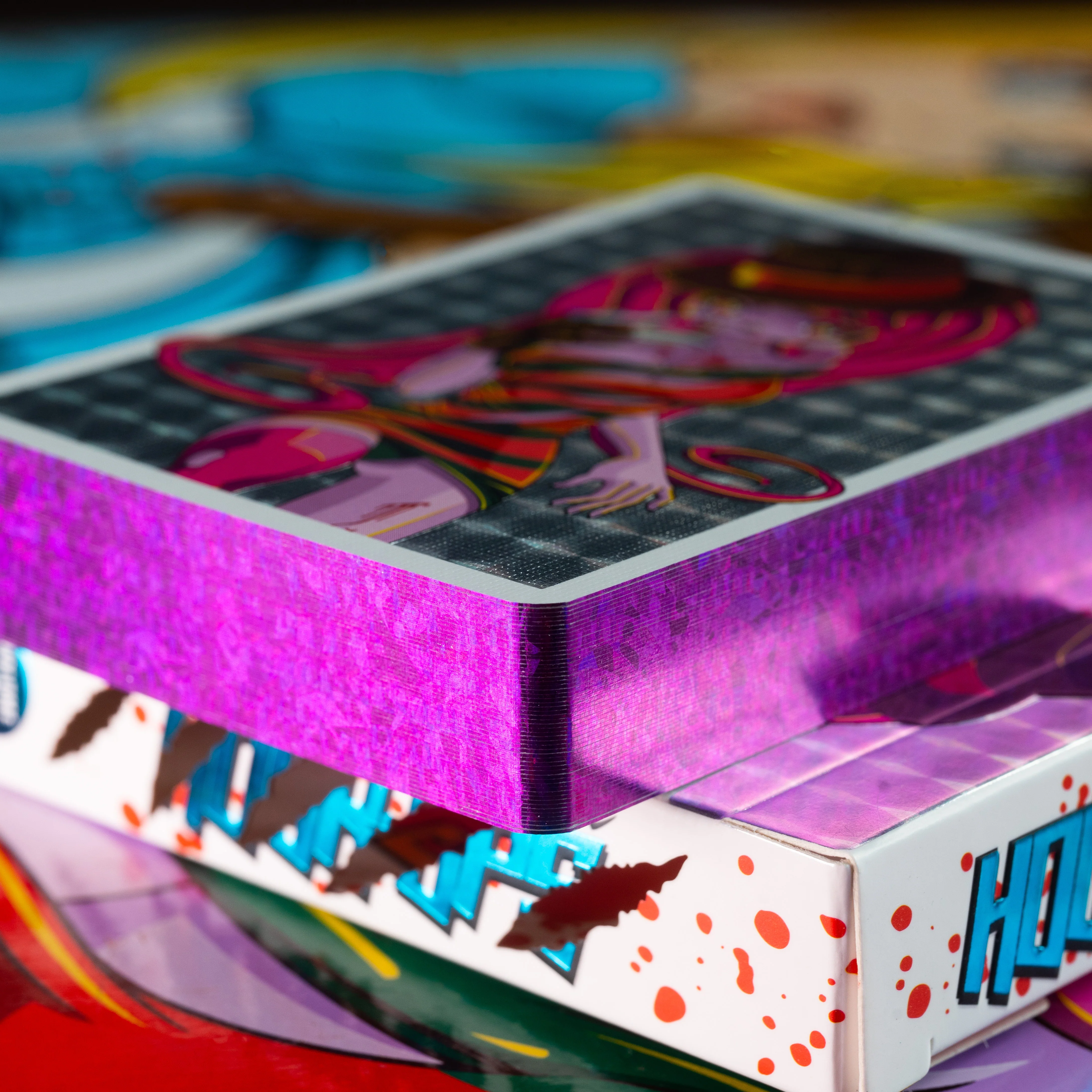 SIGNED WITH BLOOD SPLATTER TRICK OR TREAT PLAYING CARDS *BLIND PACKS* - Image 36